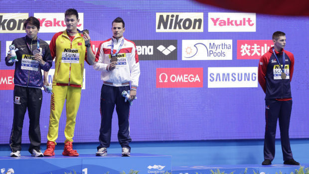 The Chinese star was embroiled in a number of podium controversies.