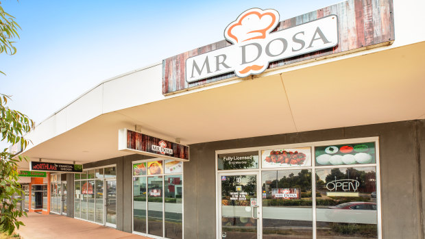 The fitted-out Mr Dosa restaurant attracted a first-time retail property investor.