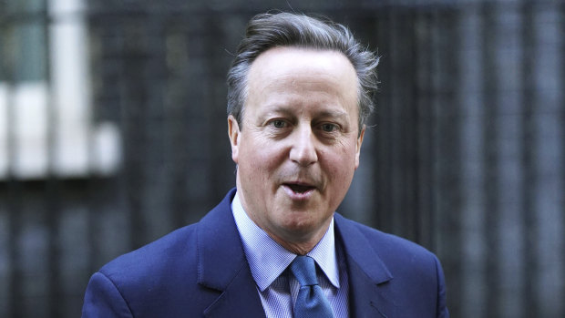 Former British prime minister David Cameron has been appointed foreign secretary.