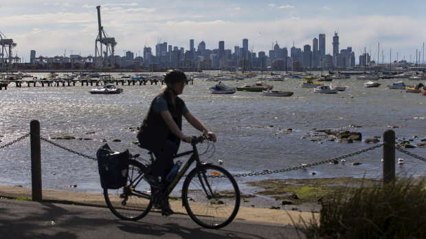 The sea level at Williamstown is expected to rise by a median 24 centimetres by the 2050s, compared to the 1990s. 