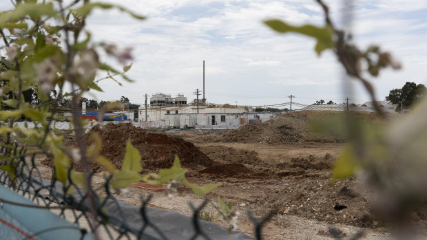 The government-owned land in Camellia at the centre of the controversy. 