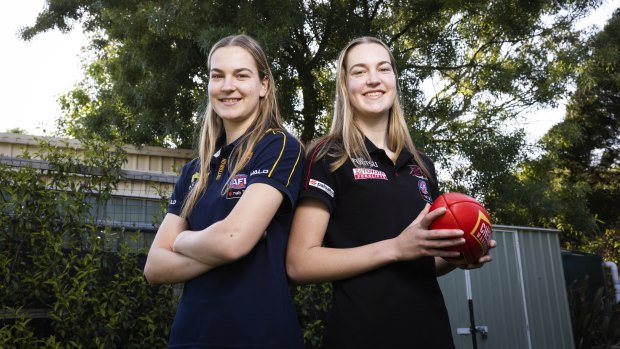 The Wales twins: Lucy (left) and Stephanie (right).