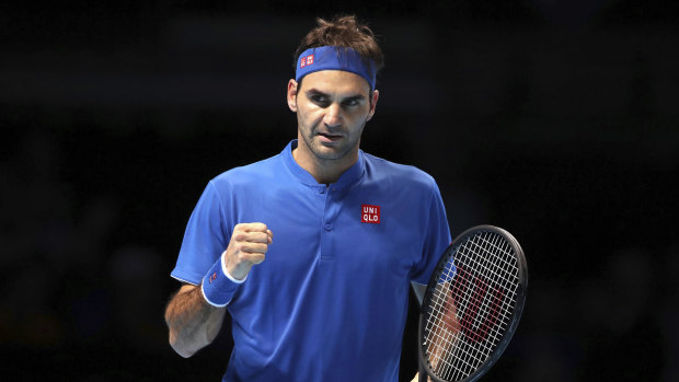 Superlative: Roger Federer has completed his recovery from a shock first-round loss to charge into another final four.