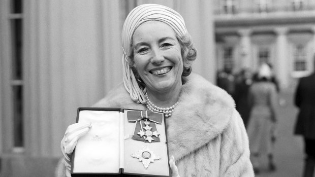 Vera Lynn in 1975 when she was made a Dame Commander of the British Empire.