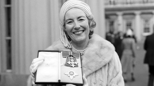 Vera Lynn in 1975 when she was made a Dame Commander of the British Empire.