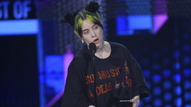 Teen sensation Billie Eilish had 2019's most-streamed album.