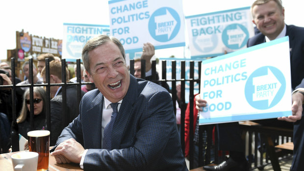 Nigel Farage's Brexit Party has surged in the polls.