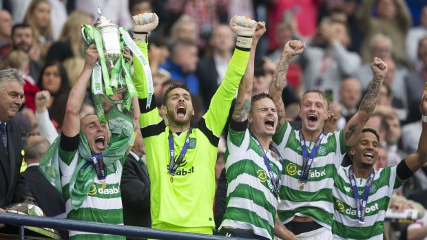 Decorated: Brown has lifted no shortage of silverware in his time at the Scottish giants.