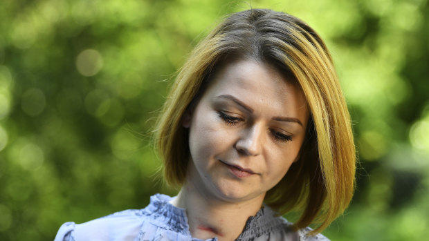 Yulia Skripal, the poisoned daughter.