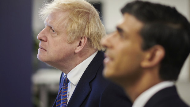 Prime Minister Boris Johnson and Chancellor Rishi Sunak.