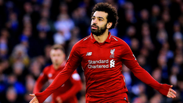 Golden: Mohamed Salah has an opportunity to pull clear in the goal-scoring charts.