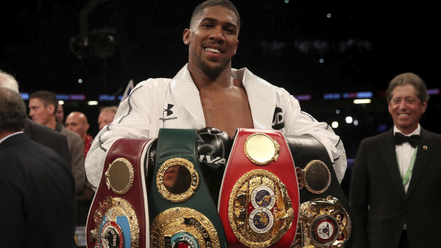 "You have to preserve your body": Boxing star Anthony Joshua.