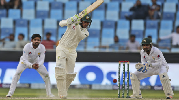 Leading light: Australia's Usman Khawaja has been the pick of the batsmen so far.