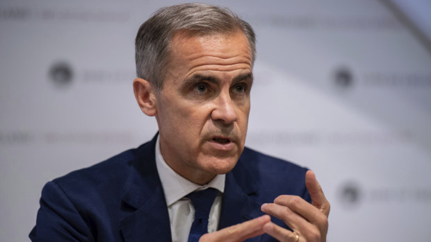 Bank of England governor Mark Carney.