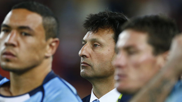 Laurie Daley previously coached the Blues until 2017.
