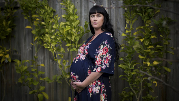 Amanda Laver was hoping to have a water birth, but she was recently told by her midwife that the practice had been temporarily banned. 