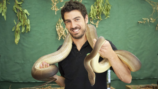 Josh Cox is the owner of Reptile Encounters. 