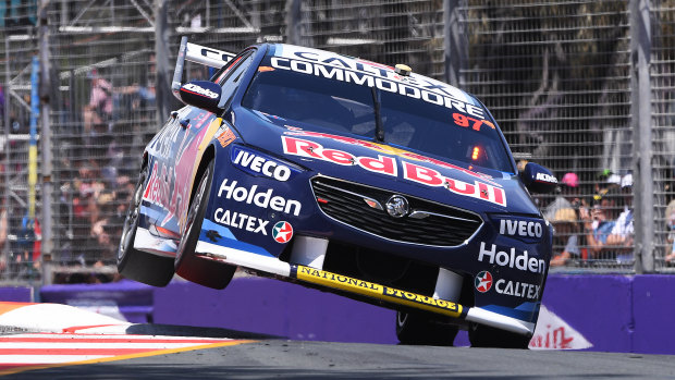 Tightrope: Shane van Gisbergen is just 14 points off the championship lead.