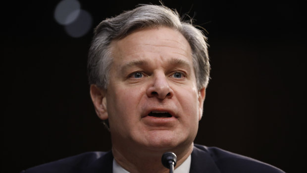 FBI director Christopher Wray.