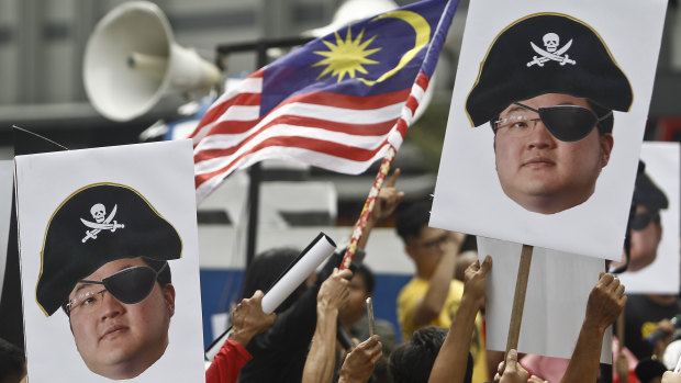 Jho Low, who is attempting to prevent the publication of a book into the 1MDB scandal, has been the subject of protests in Malaysia.