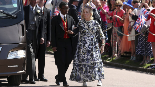 The Duchess of Kent was praised for her dress-and-sneaker look at the royal wedding.
