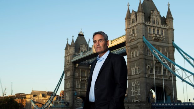 Launch: SailGP chief executive Sir Russell Coutts at the launch of the new series in London.