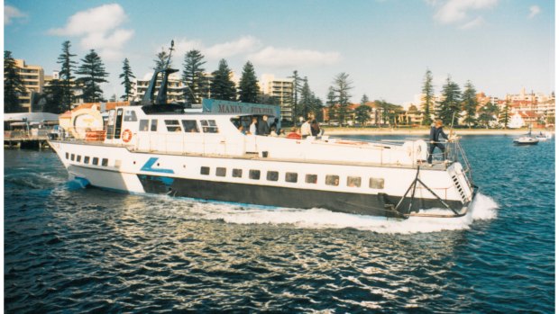 The Curl Curl hydrofoil in Manly in the 1980s.