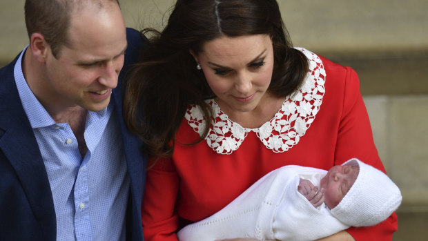William was at his wife's side for the birth of all three of their children at the private Lindo Wing of St. Mary's Hospital in London.