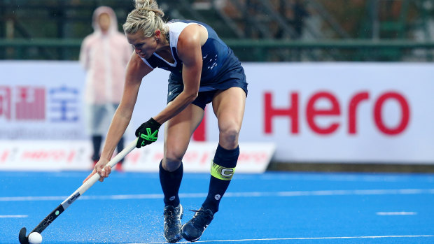Co-skipper: Jodie Kenny is part of a new-look leadership structure for the Hockeyroos.