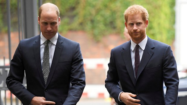 Prince William and Prince Harry in September 2017.