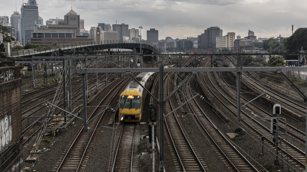 Office blocks, parks, shops and potentially apartment buildings could be constructed over the Sydney Rail Yards to create “a mixed-use highly urban precinct”.