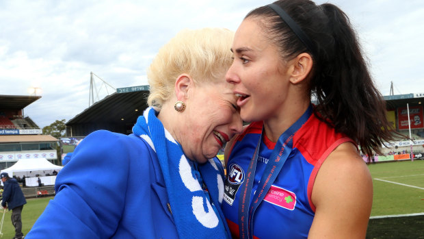 Susan Alberti is a passionate supporter of women's football