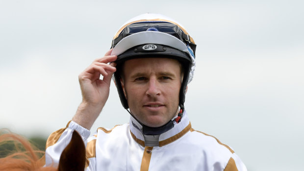 Firm concerns: Tommy Berry is worried about a hard track with Heart Conquered on Saturday.