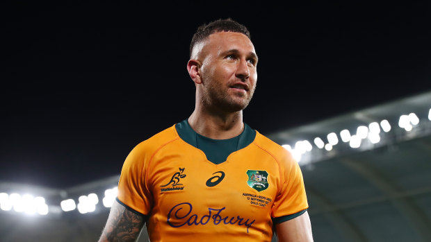 Quade Cooper was sensational in his first Wallabies game in more than four years.