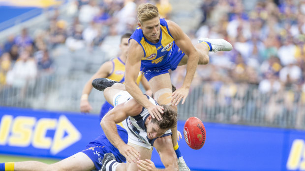 Brad Sheppard was brilliant in defence for West Coast in 2018.