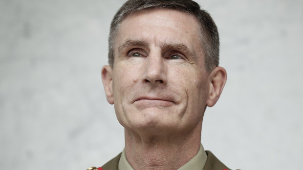 Defence Force chief Lieutenant-General Angus Campbell.