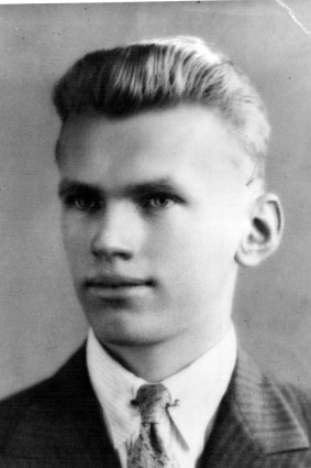 Olaf Perkman as a young man.