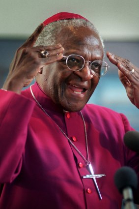 Archbishop and Nobel laureate Desmond Tutu in 1993.