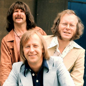 The Goodies: Bill Oddie, Graeme Garden and Tim Brooke-Taylor.