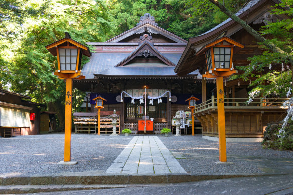 Shinto Shrine at Yamanashi.