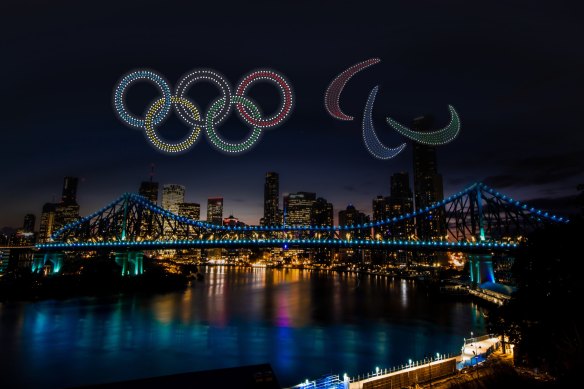 Brisbane 2032 Olympic organisers plan a drone show for July 22, 2023, to mark nine years until the opening ceremony.