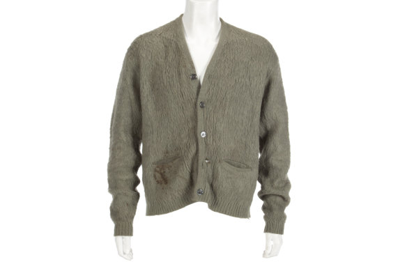 Cobain's cardigan is expected to sell for $US300,000.