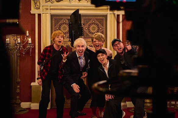 Live from London, it’s Saturday night: The cast of Saturday Night Live UK.