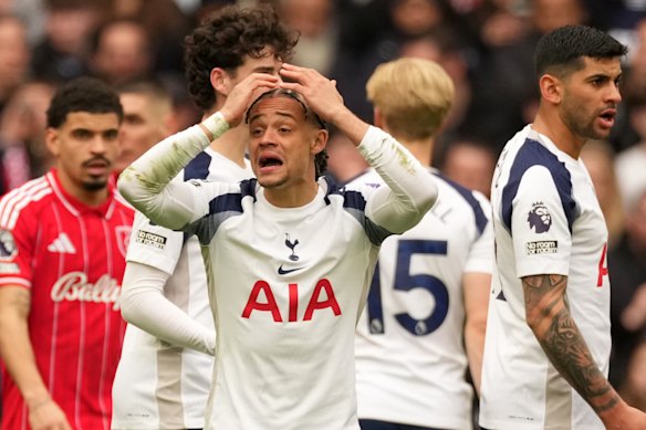 Xavi Simmons’s reaction summed up the attitude of Spurs players, and fans.
