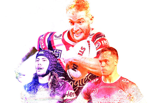 Out of the shadows: Sam Walker, Jarome Luai and Luke Brooks lead a host of halves with plenty to play for in September.