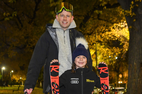 Tristan Creed and his daughter, Pippa.