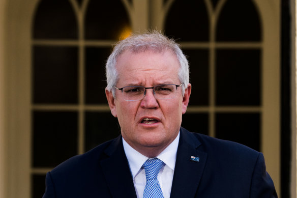 Prime Minister Scott Morrison on Thursday.