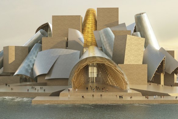 A landmark takes shape ... the design for the Guggenheim Abu Dhabi.