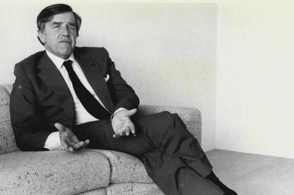 Sir Roderick Carnegie in 1987.