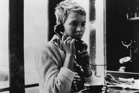 Jean Seberg as Patricia Franchini in Jean-Luc Godard's Breathless.